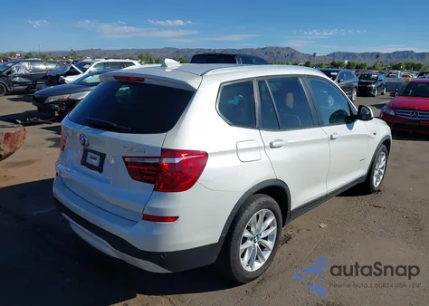 2017 BMW X3 xDrive28I z USA, uszkodzony, nr VIN 5UXWX9C3XH0T19402